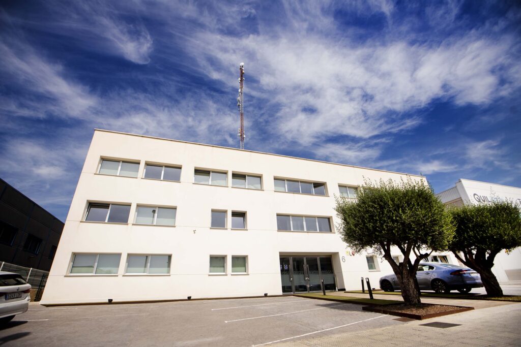 Fachada exterior del Data center de oasix en Valencia