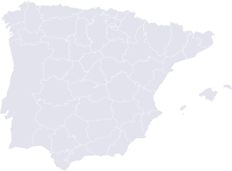 Mapa peninsula iberica